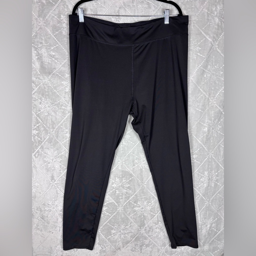 Warm Essentials by Cuddl Duds Black Smooth Stretch Thermal Leggings XXL
